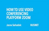 HOW TO USE VIDEO CONFERENCING PLATFORM ZOOM€¦ · Unlimited 1 to 1 meetings 40 mins limit on group meetings Unlimited ... audio, and web conferencing to your existing rooms. Wireless