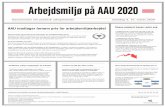Aalborg Universitet · AAU 2020 Særnummer om psykisk arbejdsmiljø AAU modtager fornem pris for arbejdsmiljøarbejdet APV-koncept og Vurdering af Virkninger for Arbejdsmiljøet (VVA)