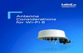 Antenna Considerations for Wi-Fi 6 - apcplc.com · Minimizing the antenna pattern correlation is a task which is especially difficult in a small enclosure. Antenna pattern correlation,