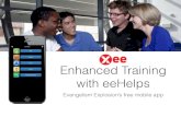 Enhanced Training with eeHelps - Evangelism Explosion...XEE Training Enhanced with eeHelps XEE Gospel Outline to Learn and Share (slide 3) XEE Launch Questions ‘Life Fulﬁllment