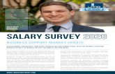 Alex levy manager SALARY SURVEY SALARY SURVEY Business support market update Despite market uncertainty, employers’ business outlook remain stable, with the majority expecting ...