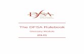 The DFSA Rulebook · GLO/VER8/04-06 GLOSSARY (GLO) reasonably be expected to give rise to a community of interest between them which may involve a conflict of interest in dealings