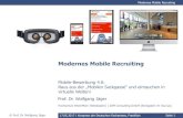 Modernes Mobile Recruiting - B2B Media Days · Unternehmensbezogene Videos im HR-/Karriere-Bereich bzw. auf Karriere-Website (stationär) Image- und Employer Branding-Videos (Karriere-Website