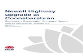 Newell Highway upgrade at Coonabarabran ... The NSW Government is providing $11.5 million for planning of an upgrade of the Newell Highway at Coonabarabran in the state’s north west.