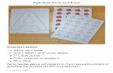 Alphabet Stick and Peel - 123 Learn Curriculum123learncurriculum.info/.../2015/09/Alphabet-Stick-and-Peel-Pages.pdf · Alphabet Stick and Peel Supplies needed: • White card stock