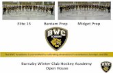Elite 15 Bantam Prep Midget Prep - SportsEngine...2 student-athletes from the 2015-16 Elite 15 team moved straight to the WHL: BWC Academy student-athletes will be given opportunities