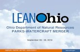 Ohio Department of Natural Resources PARKS ... - Lean Ohio · BETTER. LESS COSTLY. lean.ohio.gov Ohio Department of Natural Resources PARKS-WATERCRAFT MERGER September 26 - 30, 2016.