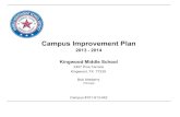 Campus Improvement Plan · Bilingual & ESL Special Education Title I % of Students 2012-13 # of Students 2012-13 % of Students 2011-12 # of Students 2011-12 %of Students 2010-11 #