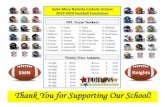 Saint Mary Nativity Catholic School 2019 2020 Football ... · Saint Mary Nativity Catholic School 2019 2020 Football Fundraiser SMN Knights Thank You for Supporting Our School! `