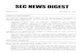 SEC NEWS· DIGEST · sec news· digest issue 97-38 february 26, 1997 commission announcements sec and iml announce the signing of an understanding regarding an application of cedel