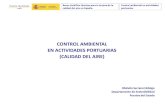 CONTROL AMBIENTAL EN ACTIVIDADES PORTUARIAS (CALIDAD … · 2019. 6. 17. · Bases científico técnicas para la mejora de la calidad del aire en España. Control ambiental en actividades