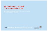 Autism and Transitions - University of Strathclyde€¦ · Autism Awareness . Autism and Transitions Transitions can be a challenging time for everyone, but for autistic people there