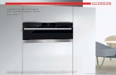 ContourLine Plumbed 24” Combi-Steam Oven · DGC 6705-1 DGC 6705-1 Page 2 of 15 DGC 6705-1 Features: • M Touch innovative and revolutionary controls are both easy-to-operate and