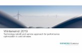Winterwind 2019 · 2019. 2. 21. · returns throughout the year • Globally, Siemens Gamesa has installed over 85 GW around the world in all climates, both onshore and offshore •