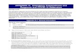 APPENDIX K: Emergency Preparedness and Response and …Mar 01, 2020  · APPENDIX K: Emergency Preparedness and Response and COVID-19 Addendum Background: This standalone appendix