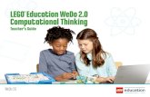 LEGO Education WeDo 20 . Computational Thinking · 2019. 12. 2. · ©2016 The LEGO Group. 4 Introduction to WeDo 2.0 LEGO® Education is pleased to present these projects, which