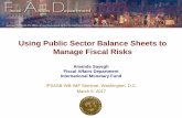 Using Public Sector Balance Sheets to Manage Fiscal Risks...Using the balance sheet as a tool for fiscal policy and risk analysis • Use balance sheets to inform fiscal strategy and