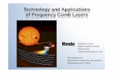 Technology and Applications of Frequency Comb Lasers · Femtosecond Laser Basics I The electromagnetic fieldbetweentwomirrors canonlyexistasa standingwave . Cavitymodes L = m λ/2