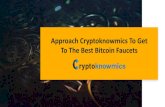 Approach Cryptoknowmics To Get To The Best Bitcoin Faucets