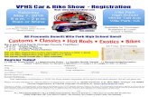 VPHS Car & Bike Show - Registrationbos.ocgov.com/legacy3ts/newsletters/pdf/vol4issue11/VPHS-2016... · $30 Car/Bike Registration before April 30th (includes a FREE T-Shirt) $35 Car/Bike