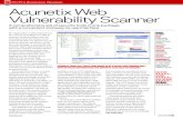 PC Pro Business Reviews Acunetix Web Vulnerability Scanner · PC Pro Business Reviews Acunetix Web Vulnerability Scanner A comprehensive set of security tools in one package, with