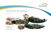 Housing Resources Handbook · 2016. 11. 29. · Housing Resources Handbook Benchmarks and Resources for Affordable Housing February, 2013 Policy and Planning 1435 Water Street Kelowna,