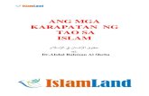 €¦ · Ang Mga Karapatan ng Tao sa Islam 3 ANG MGA NILALAMAN Pamagat Ang Panimula Ang Pagpapakilala (ng may akda) Ang Islam at ang Pangunahing …