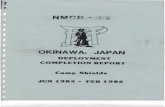 OKINAWA, JAPAN...-Detail India Juliet 1/39 Iwakuni I Japan 14Jl.N85/ R,T,C Detail Sierra JW.iet 1/42 Sasebo, Japan 16J1'N86 14Jl.N85/ R,T,C 13Fm86 Detail Thw:m:int 1/33 Tblll"lllOOt