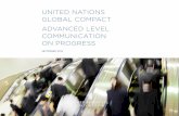 UNITED NATIONS GLOBAL COMPACT ADVANCED LEVEL … · 2018. 9. 24. · responsible management philosophy is consistent with our commitment to the United Nations Global Compact’s (UNGC)