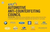 AUTOMOTIVE ANTI-COUNTERFEITING COUNCIL...like spark plugs and oil filters, are commonly counterfeited. Spark plugs ignite the engine’s fuel, providing the vehicle with power. Counterfeit