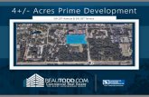 4+/- Acres Prime Development...Hair Cuttery Kirklands Village Jeweler Maple Street Biscuit Arby’s Dairy Queen Pollo Tropical ... the Development Review Board for review and approval.