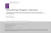 Working Paper Series · 2018. 7. 2. · Outsourcing, offshoring, knowledge intensive business services ... (shoes, textiles, toys, mature and standardised electronics), then in high-tech