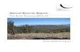 Flat Rock Reserve 2016-17 - Tasmanian Land Conservancy€¦ · Vehicle TLC Nissan Navara twin cab ute Driver Denna Indicator Current status Trend Weed extent 0.4 ha Flat Treatment