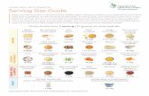LIVING WELL WITH DIABETES Serving Size Guide · LIVING WELL WITH DIABETES Serving Size Guide. Keep your serving sizes in check! Use the healthy plate method to balance your plate
