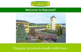 RAPUNZEL · Rapunzel Naturkost In 1974 Rapunzel was founded as a whole food store in Augsburg Today Rapunzel Naturkost GmbH is one of the leading German producers and distributors
