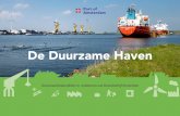 1 De Duurzame Haven · 2020. 6. 22. · innovatieve bedrijven en duurzame koplopers. Door onze haven zo aantrekkelijk mogelijk te maken voor kennisinten - sieve bedrijven, kunnen