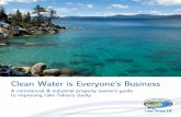 Clean Water is Everyone’s BusinessX(1)S(nae0j3visfb4... · Commercial and industrial properties include retail stores, gas stations, manufacturing plants, warehouses, office buildings,