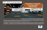 Kinetex Textile Composite Flooringinfo.nsf.org/Certified/Sustain/ProdCert/EPD10181.pdfEPD Scope Cradle to Grave Year of reported manufacturer primary data 2017 ... Kinetex® is an