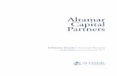 Altamar Capital Partners€¦ · Venture Capital y Crédito a través de los más destacados gestores internacionales. Por otro lado, Altamar Advisory Partners presta asesoramiento