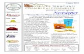 From Native Ways to Current Days - Tehachapitehachapi.com/newsletters/August2014.pdf · 2014. 7. 31. · Presale carnival tickets at a reduced price are now available at the Chamber