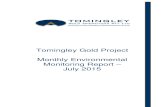 Monthly Environmental Monitoring Report July 20152015/07/09  · This Monthly Environmental Monitoring Report has been prepared to collate environmental monitoring data undertaken