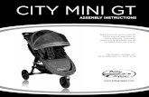 citY mini Gt de paseo ligeras_pdfs... · to attach Baby Jogger acessories to your stroller. Canopy. 6 brake To engage parking brake: Gently pull brake lever into upright position