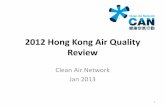 2011 Hong Kong Air Quality Review - Clear Air Network ... Air Quality Review_Eng_ppt.pdf · Overall Air Pollution Health Cost •Air Pollution related health cost estimates by Hedley