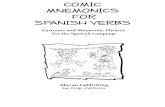 COMIC MNEMONICS t=OR SPANISI-I VERBS Cartoons and Mnemonic Phrases for the Spanish ... · 2013. 3. 4. · Since we seldom need to memorize 100 verbs 8t 8 time, begin by referring