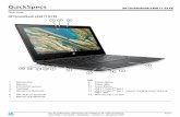 HP Chromebook x360 11 G3 EE - cdn.cnetcontent.com · Touchpad with multi-touch gesture support. Taps enabled as default SOFTWARE AND SECURITY Preinstalled Software Store up to 100