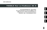 TOOLS for n/Cubase AI 4 Installation Guide€¦ · 4 TOOLS for n/Cubase AI 4 Installation Guide English Disk Contents The disks contain the following software and data. TOOLS for