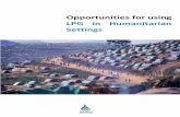 Opportunities for using LPG in Humanitarian Settings€¦ · page 5 opportunities for using lpg in humanitarian settings chapter nine – sourcing lpg in an emergency 39 9.1 typical
