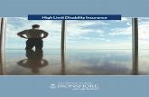 High Limit Disability Insurance - Ironshore · Disability insurance is an integral part of a secure financial plan especially for highly compensated executives. This plan allows executives