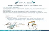 Adventure Experiences - Whitepages...Adventure Experiences Ph: (02) 6642 7257 Email: admin@cranes.org.au We believe that everyone should have an adrenalin rush. Climb a mountain, ride