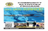Community Activities Program - Summer 2013brochures.lerntools.com/pdf_uploads/summer 20131.pdf · Fri, 5:30-8:30 p.m. & Sat., 8-5 p.m. July 19-20 $48* 01-938 zENTANgLES AND AQUAMEDIA.